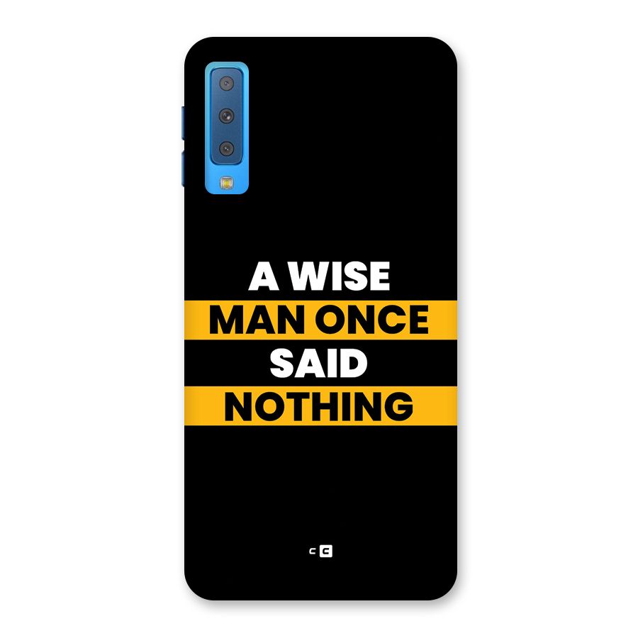 Wise Man Back Case for Galaxy A7 (2018)