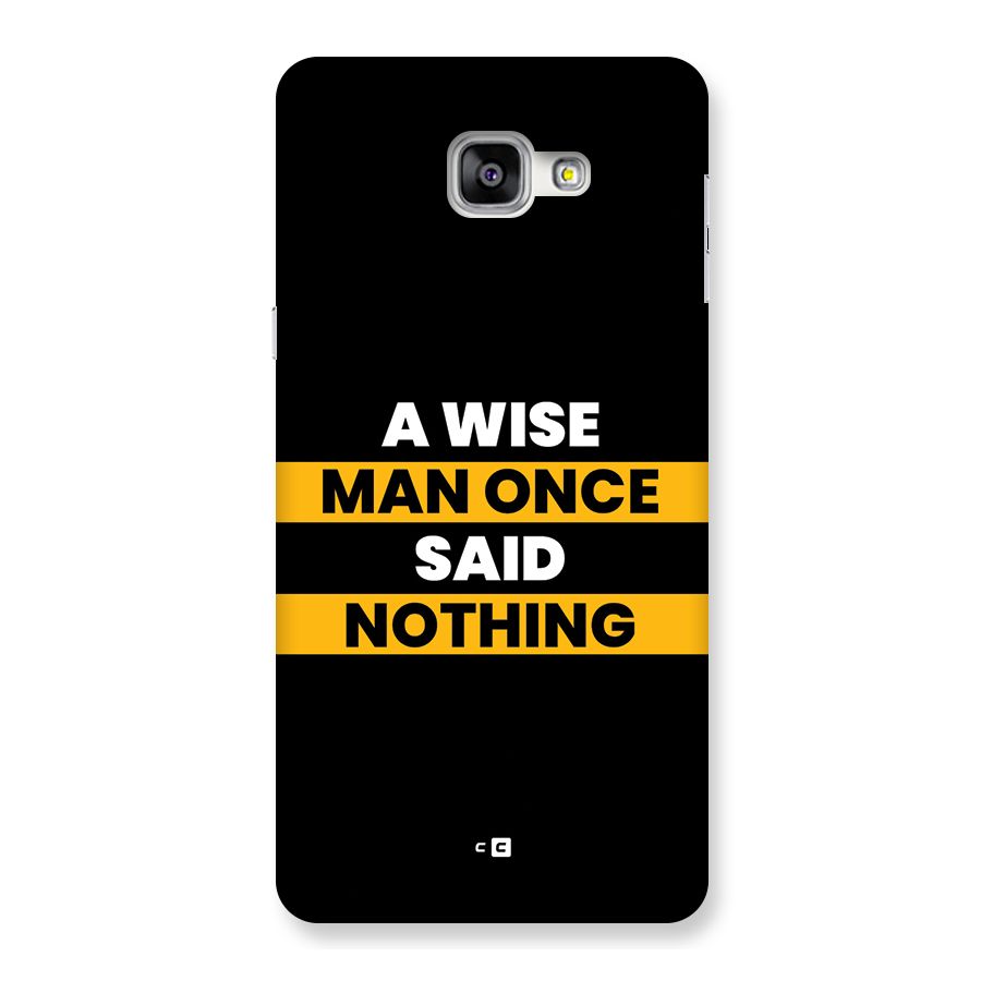 Wise Man Back Case for Galaxy A9