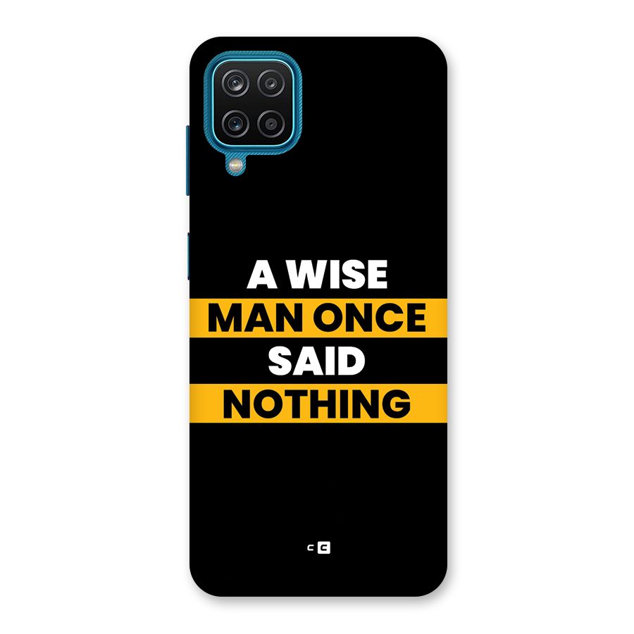 Wise Man Back Case for Galaxy F12