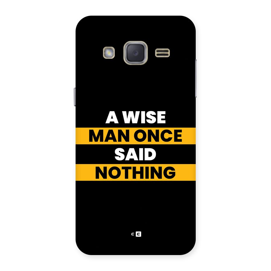 Wise Man Back Case for Galaxy J2