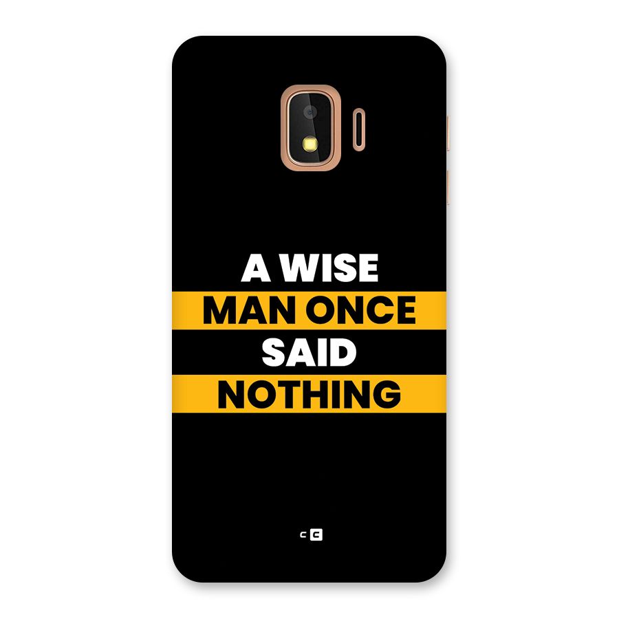 Wise Man Back Case for Galaxy J2 Core