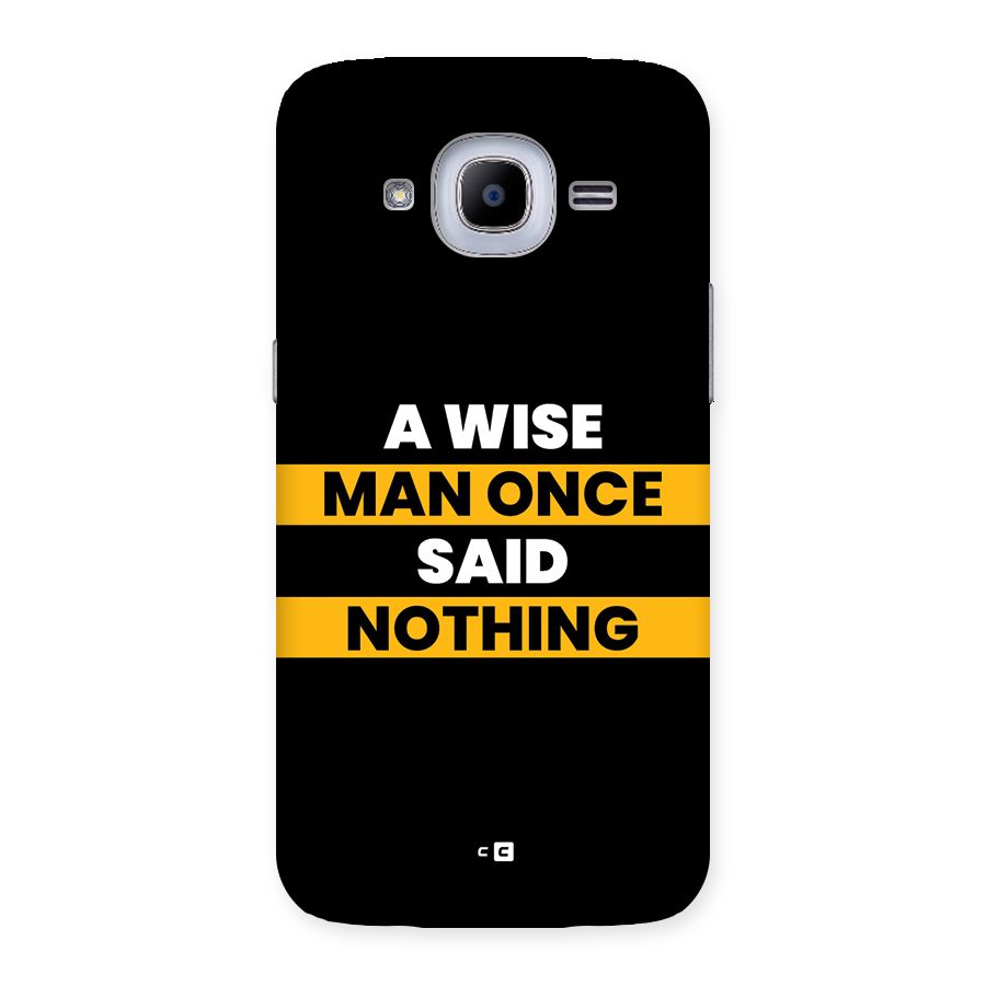 Wise Man Back Case for Galaxy J2 Pro