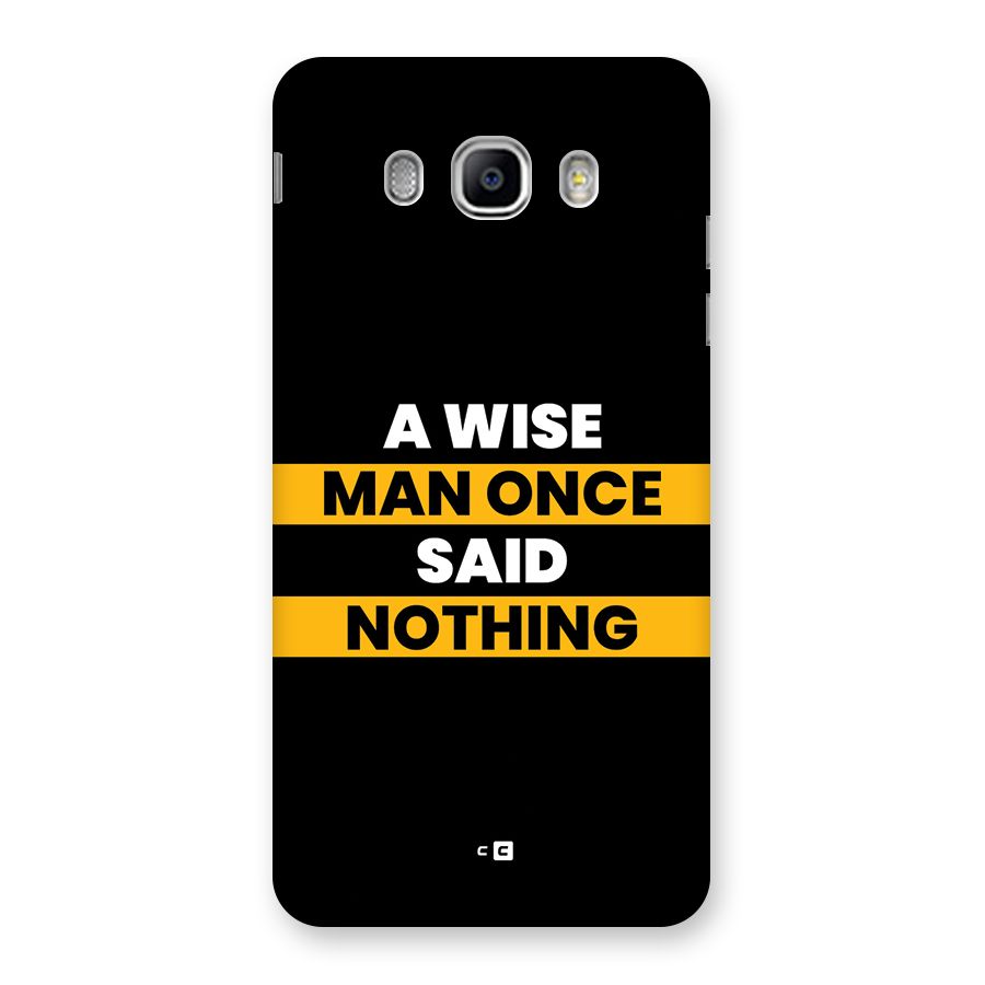 Wise Man Back Case for Galaxy J5 2016