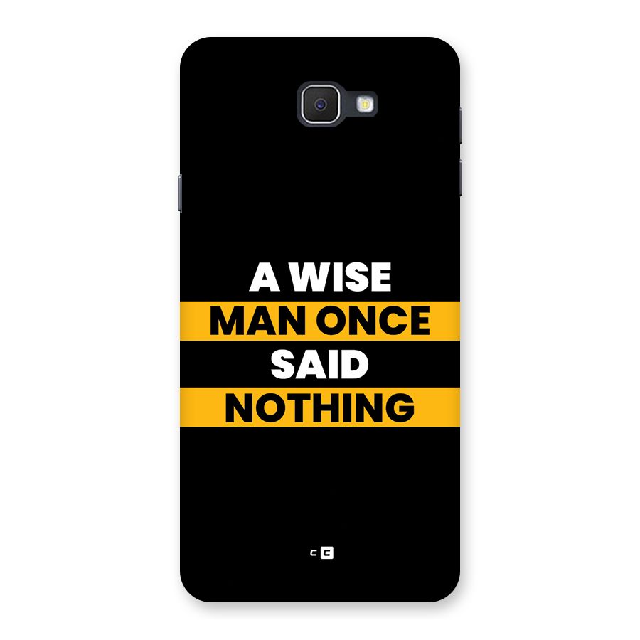 Wise Man Back Case for Galaxy J7 Prime