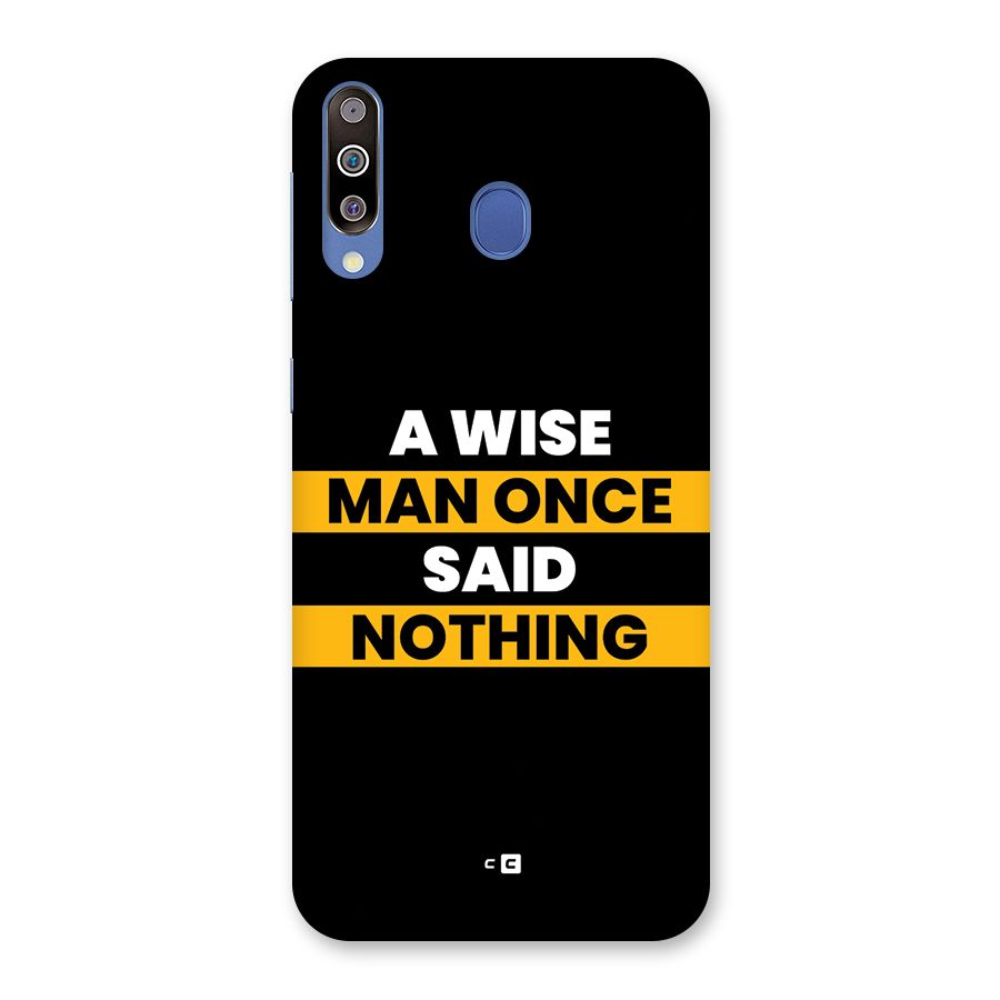 Wise Man Back Case for Galaxy M30