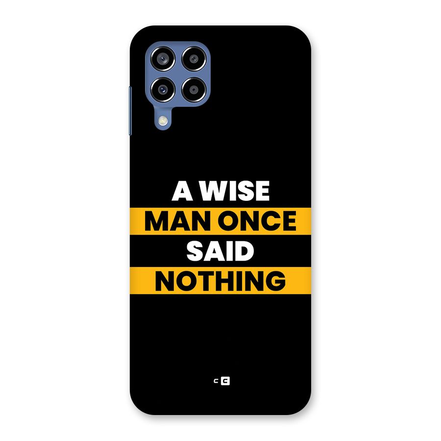 Wise Man Back Case for Galaxy M53 5G