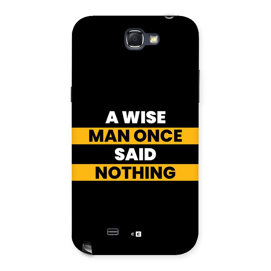 Wise Man Back Case for Galaxy Note 2