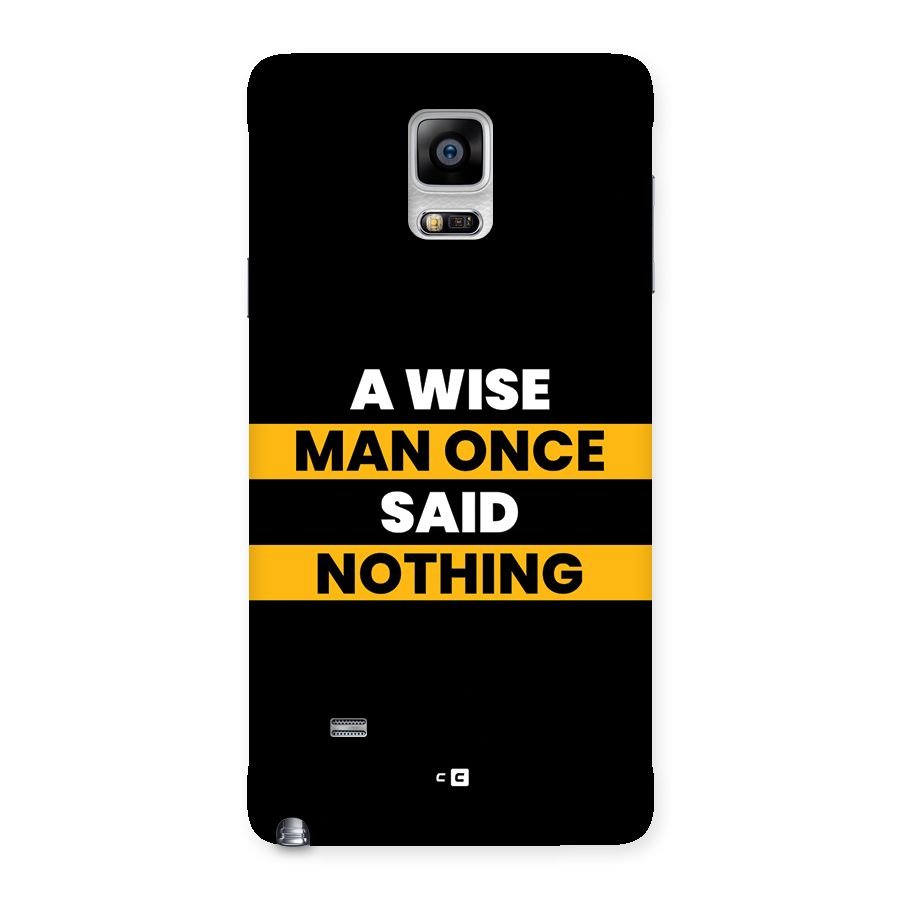 Wise Man Back Case for Galaxy Note 4