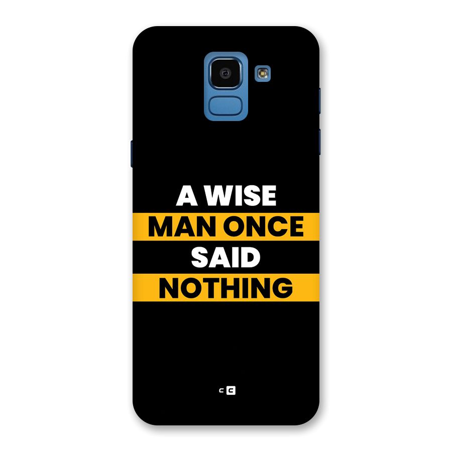 Wise Man Back Case for Galaxy On6