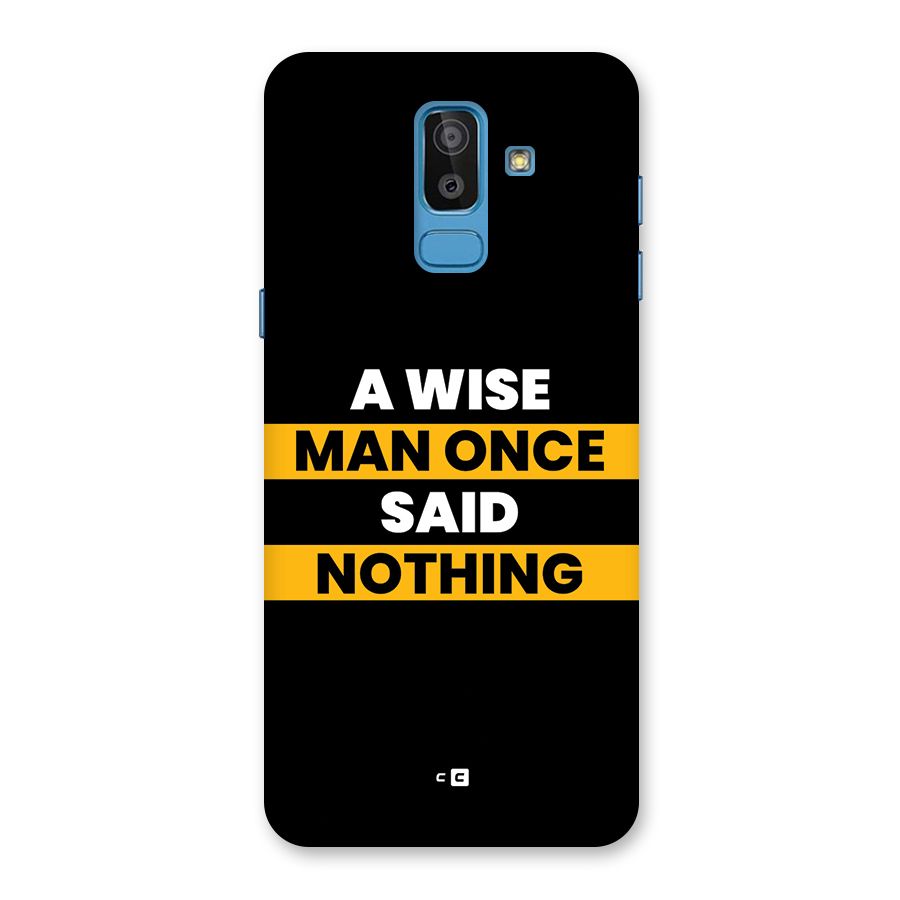 Wise Man Back Case for Galaxy On8 (2018)
