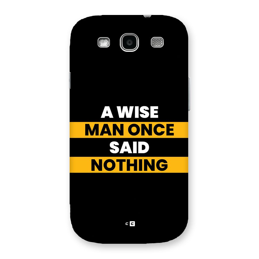 Wise Man Back Case for Galaxy S3 Neo
