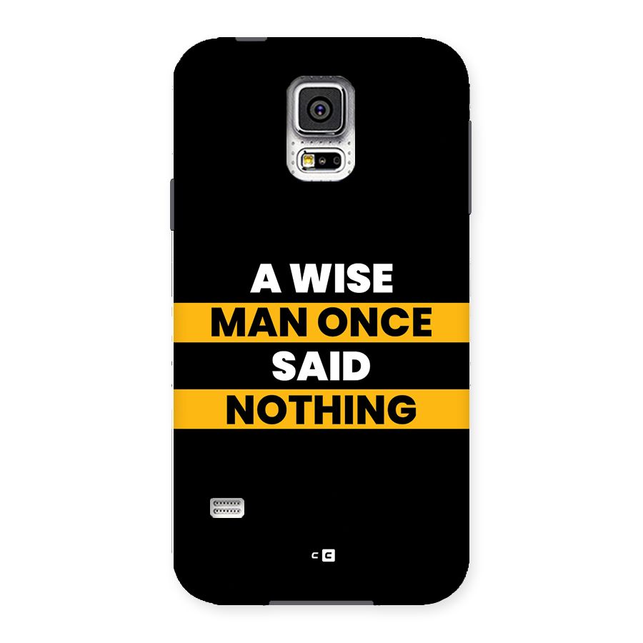 Wise Man Back Case for Galaxy S5
