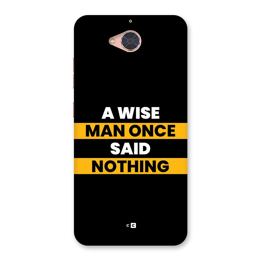 Wise Man Back Case for Gionee S6 Pro