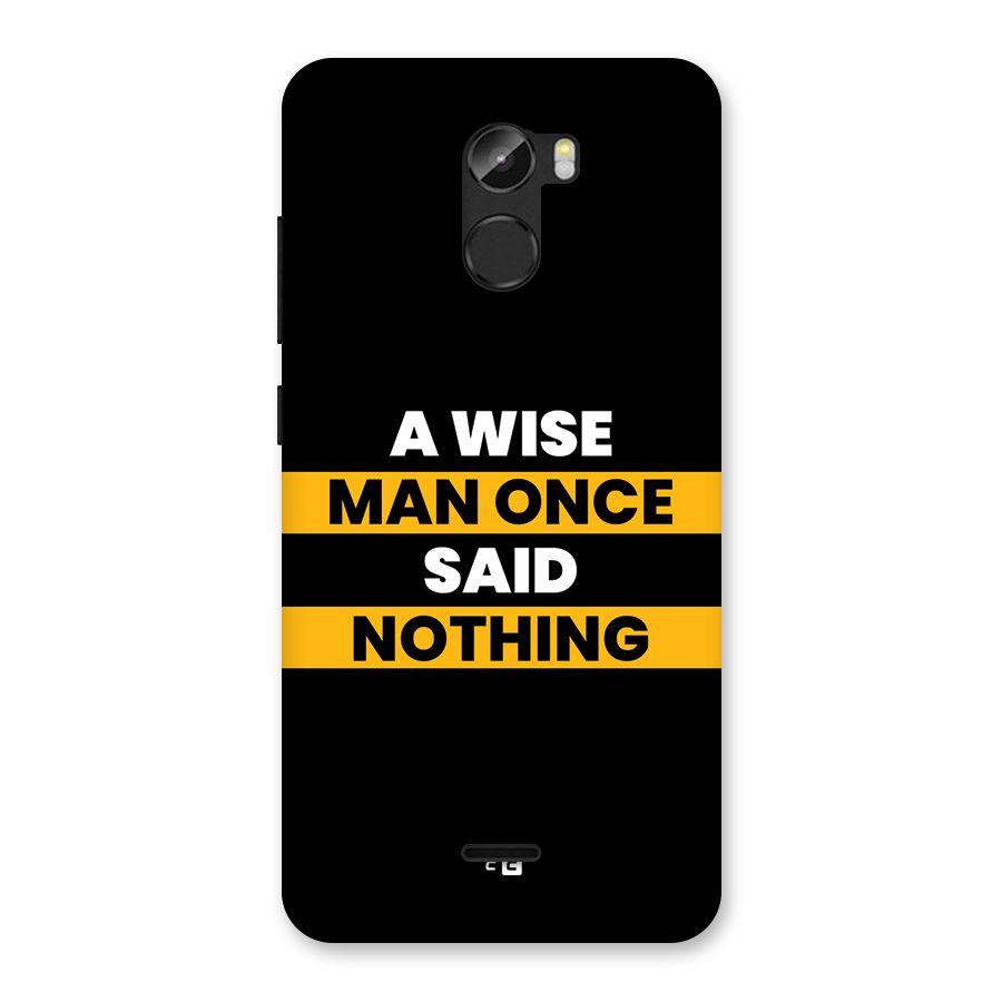 Wise Man Back Case for Gionee X1