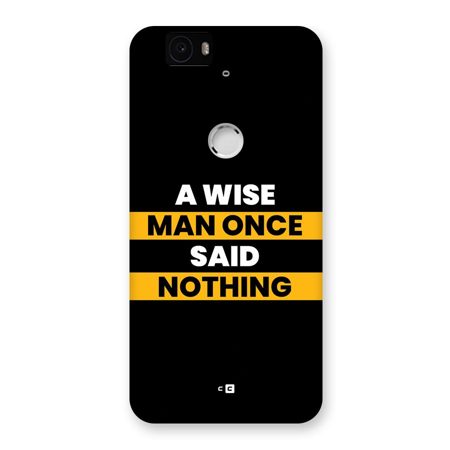 Wise Man Back Case for Google Nexus 6P