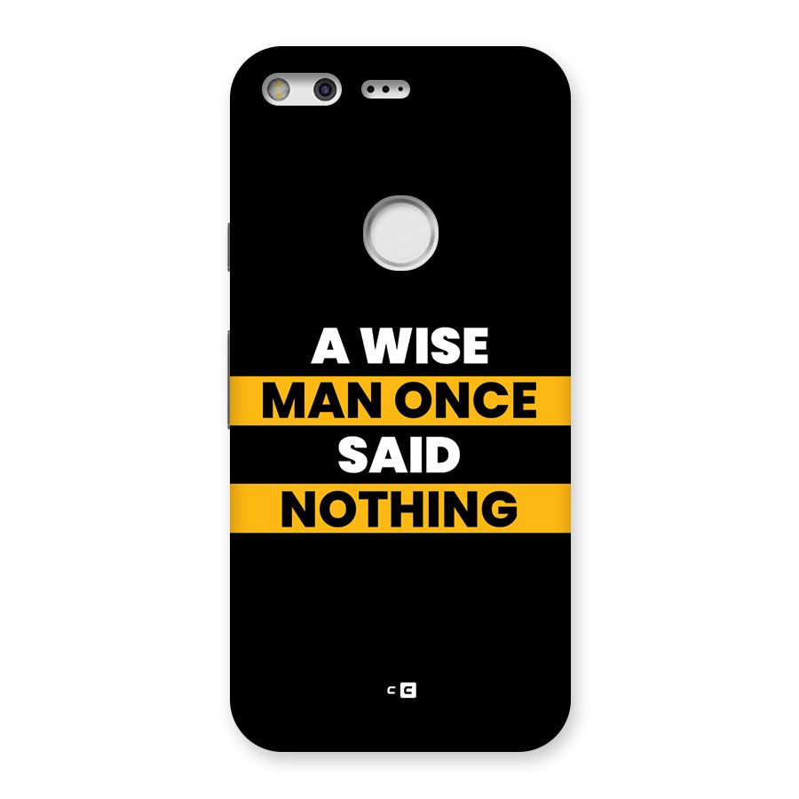 Wise Man Back Case for Google Pixel