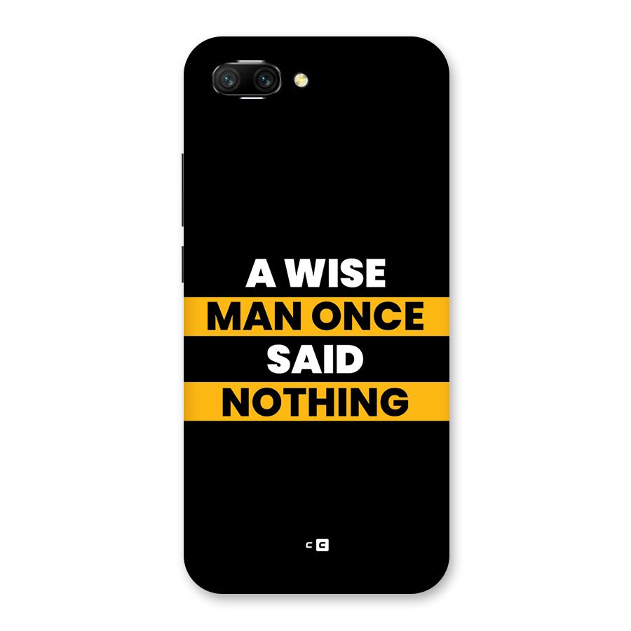 Wise Man Back Case for Honor 10