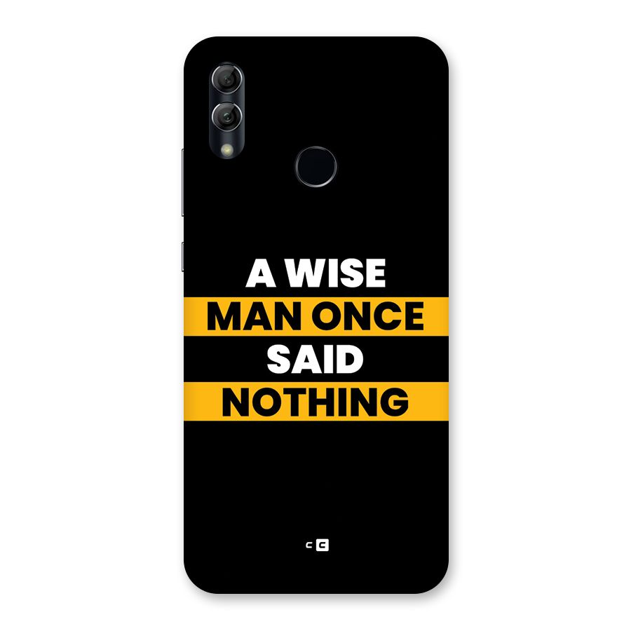 Wise Man Back Case for Honor 10 Lite