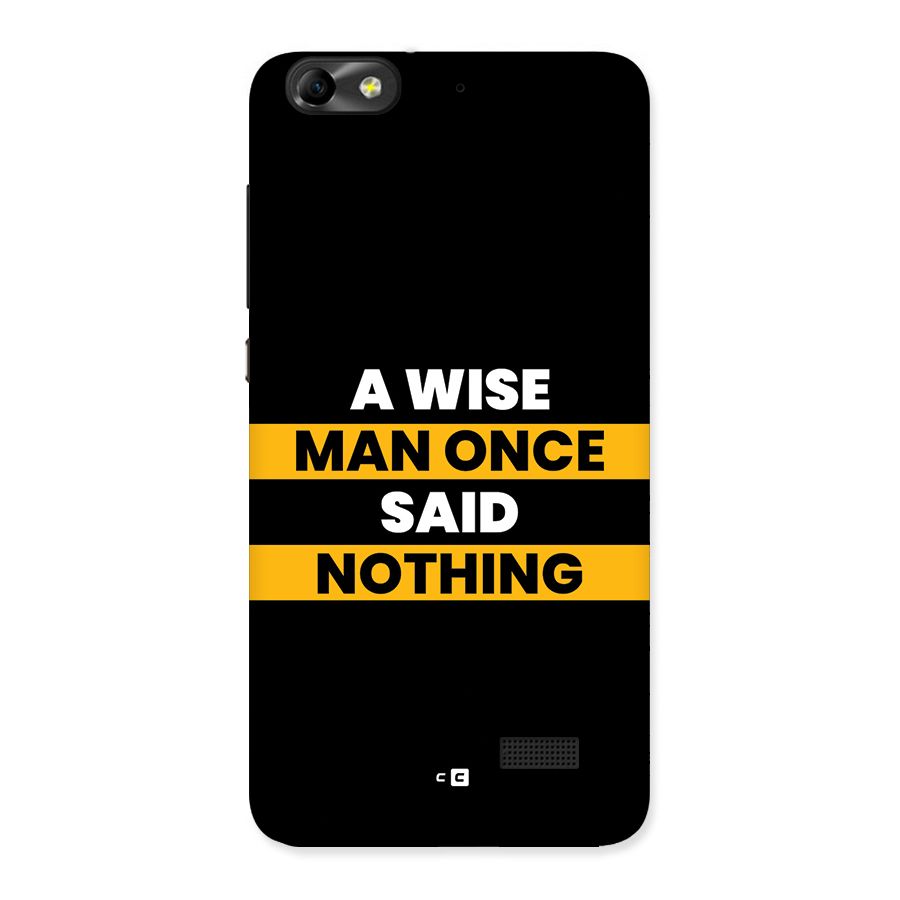 Wise Man Back Case for Honor 4C