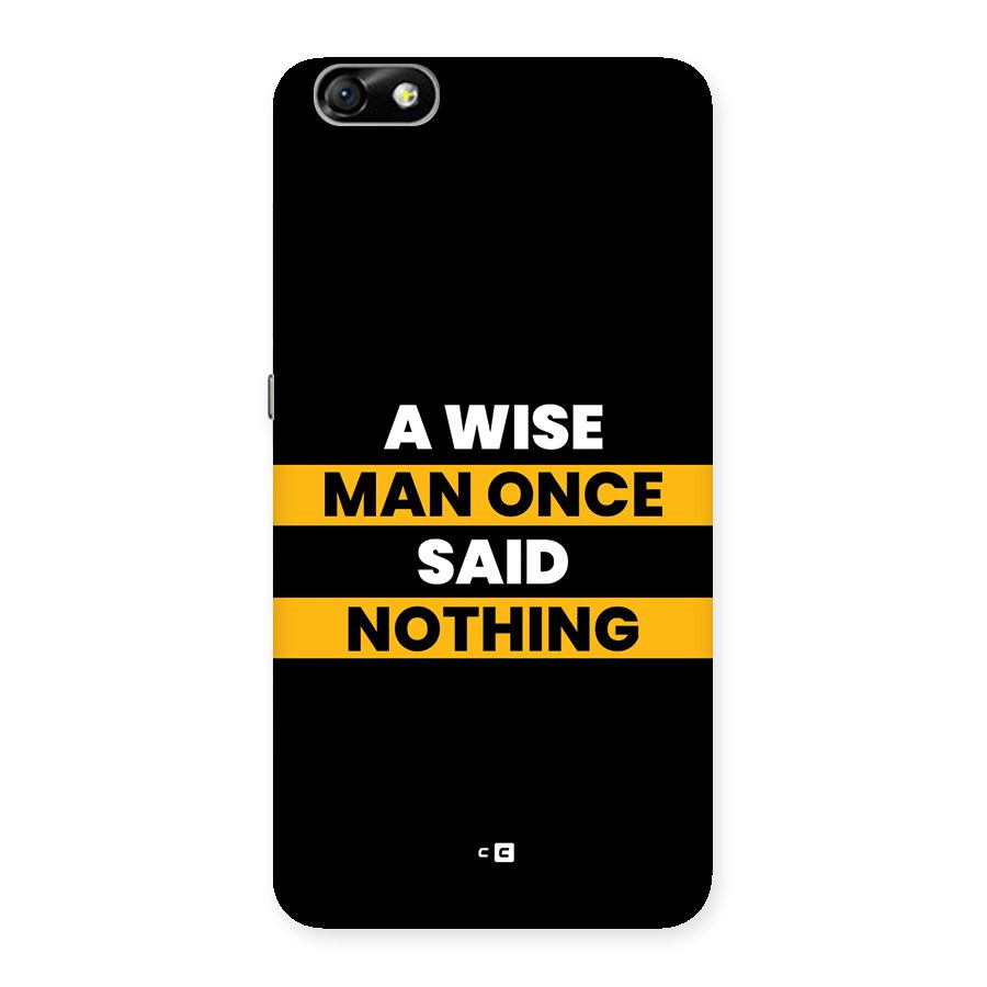 Wise Man Back Case for Honor 4X