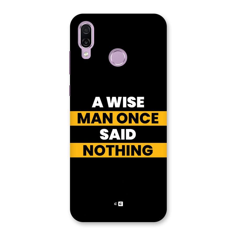 Wise Man Back Case for Honor Play
