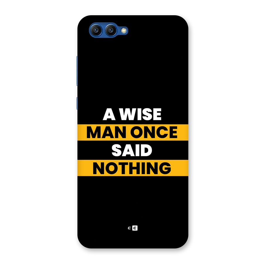 Wise Man Back Case for Honor View 10