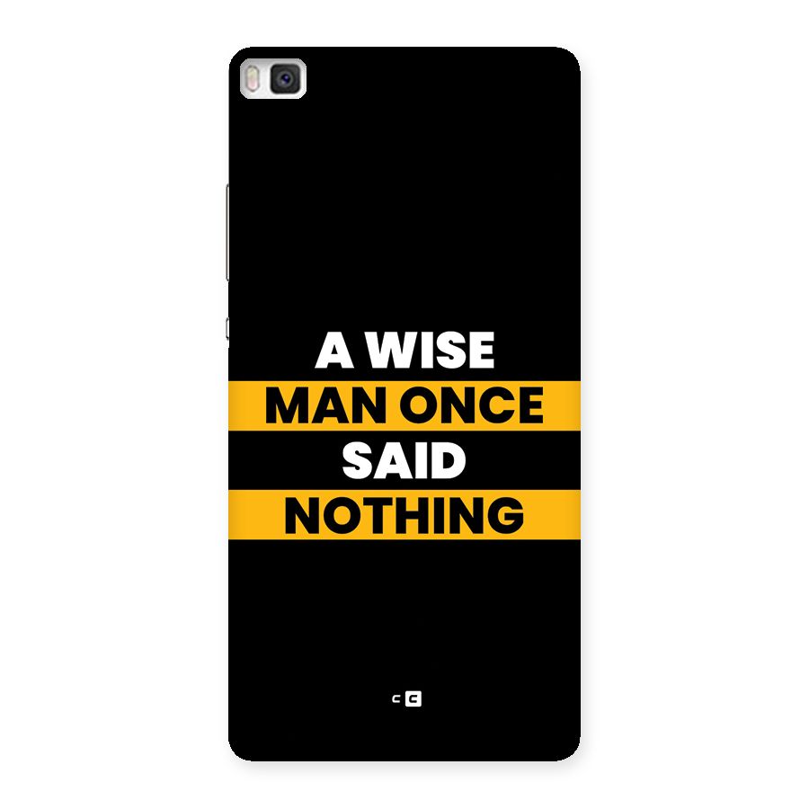 Wise Man Back Case for Huawei P8