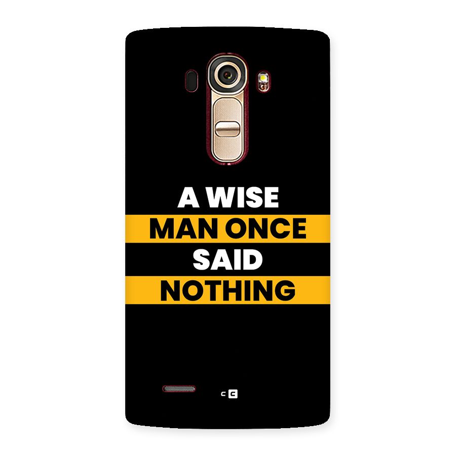 Wise Man Back Case for LG G4