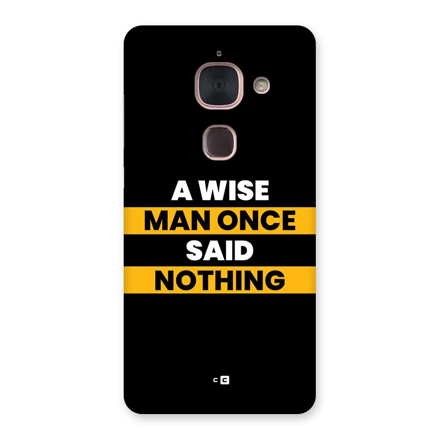 Wise Man Back Case for Le Max 2