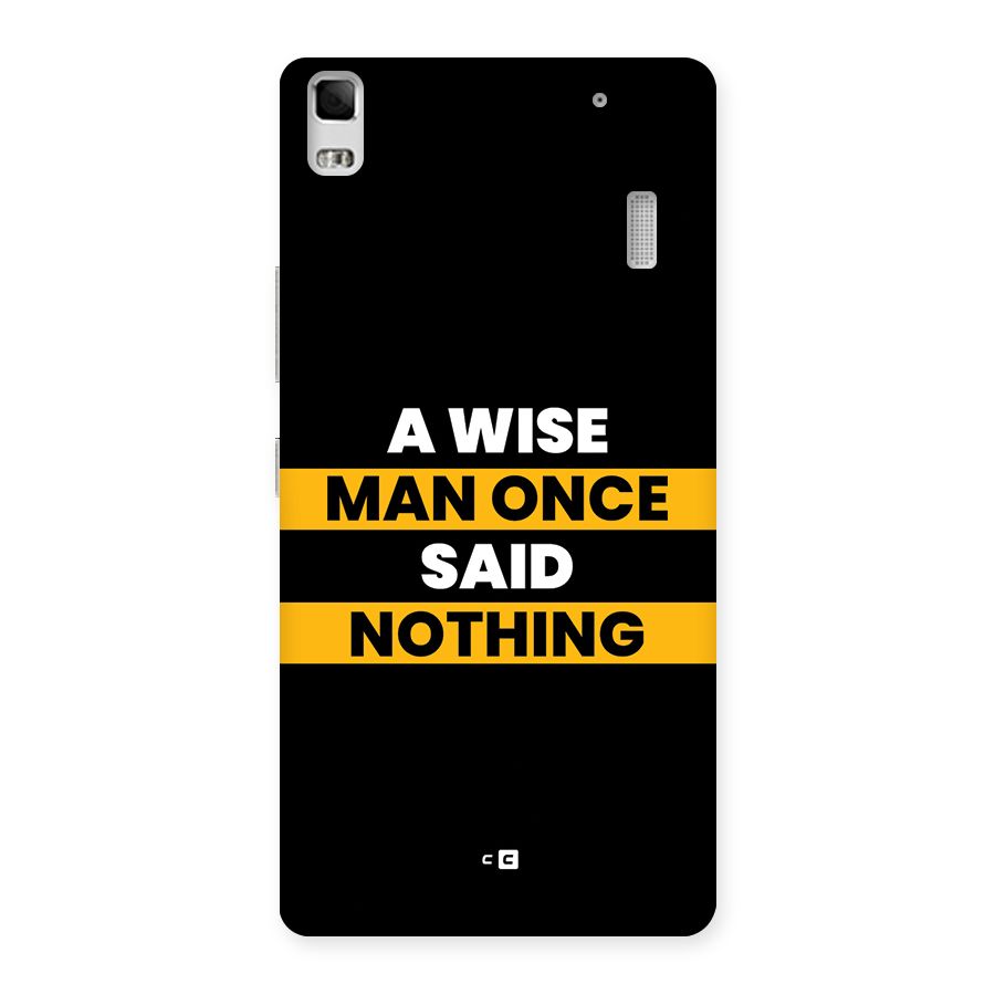 Wise Man Back Case for Lenovo A7000