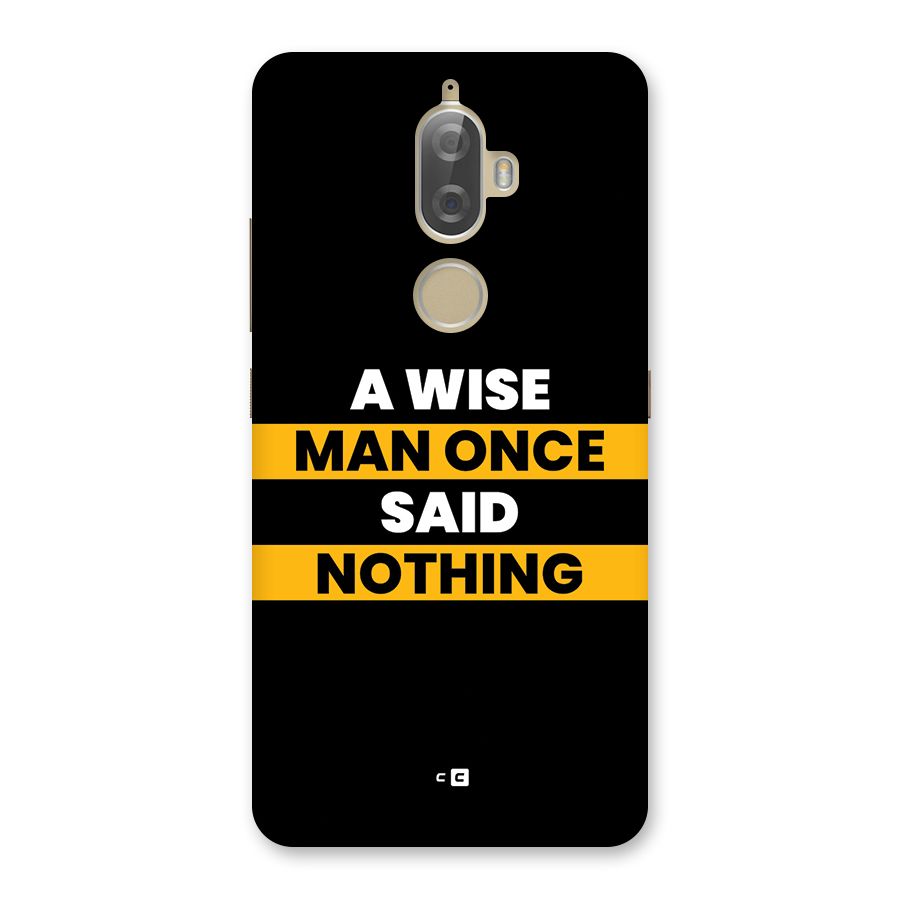 Wise Man Back Case for Lenovo K8 Plus