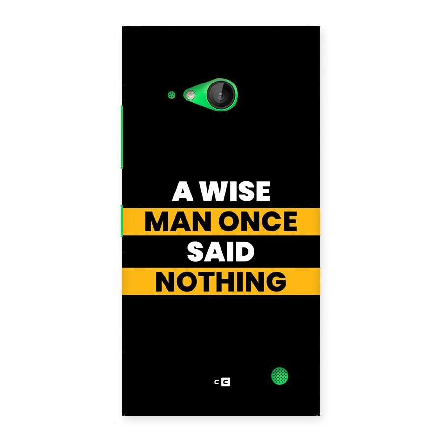Wise Man Back Case for Lumia 730