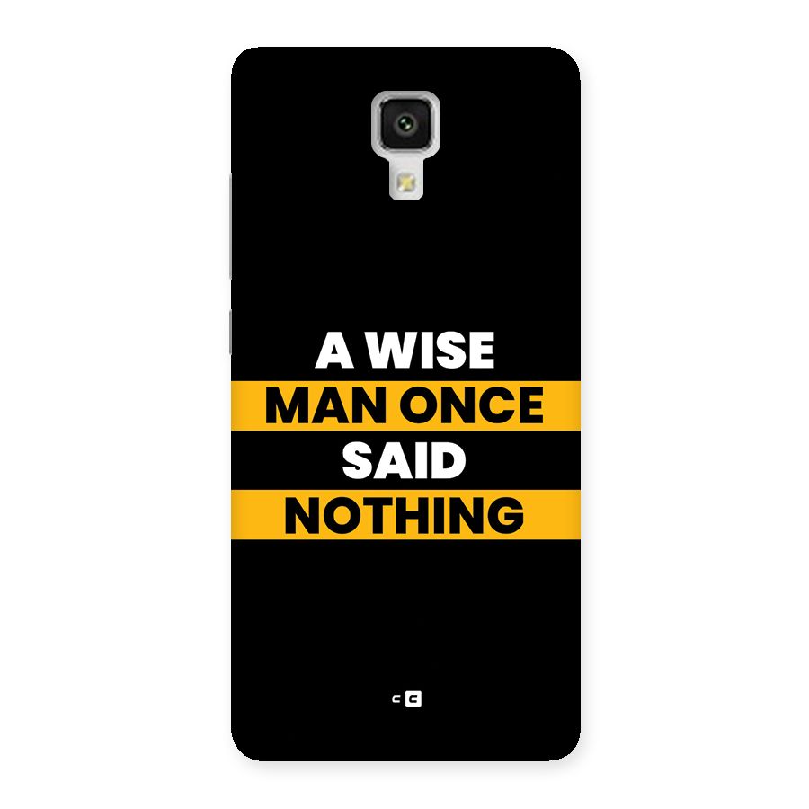 Wise Man Back Case for Mi4