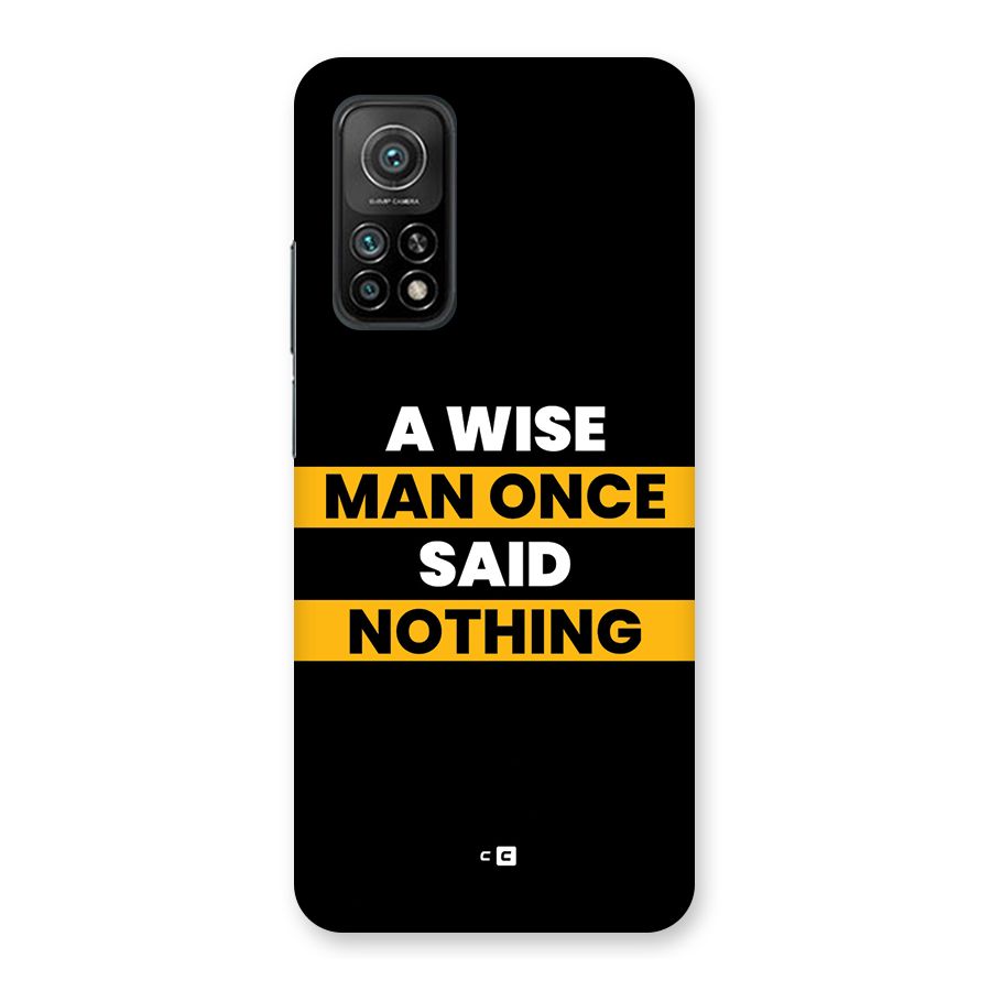 Wise Man Back Case for Mi 10T 5G