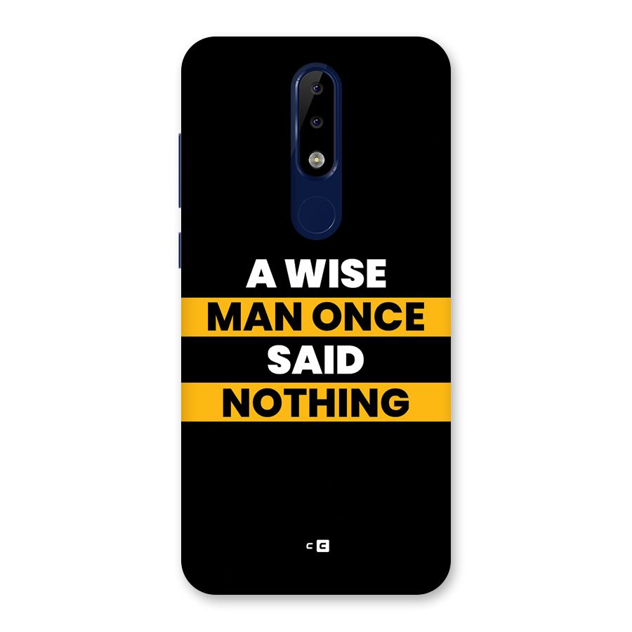 Wise Man Back Case for Nokia 5.1 Plus