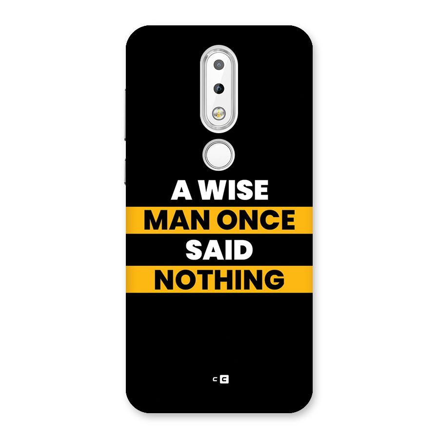 Wise Man Back Case for Nokia 6.1 Plus