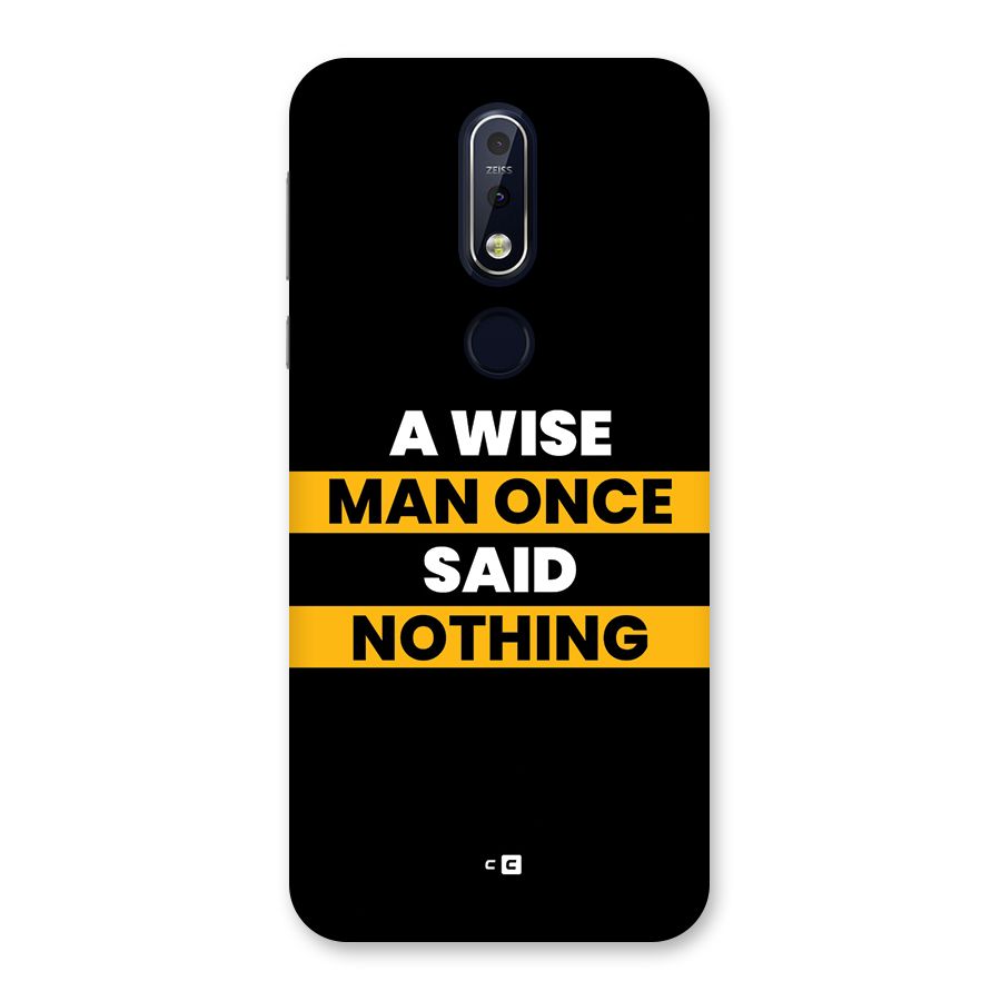Wise Man Back Case for Nokia 7.1