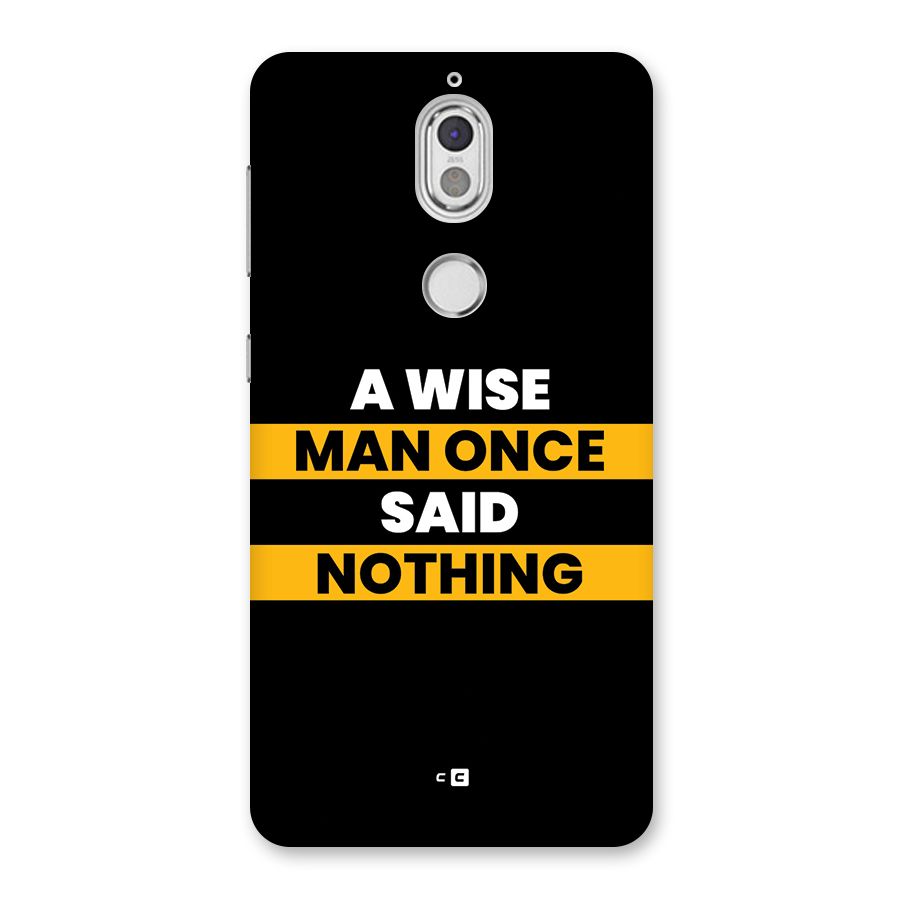 Wise Man Back Case for Nokia 7