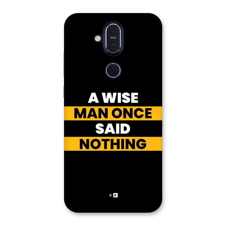 Wise Man Back Case for Nokia 8.1