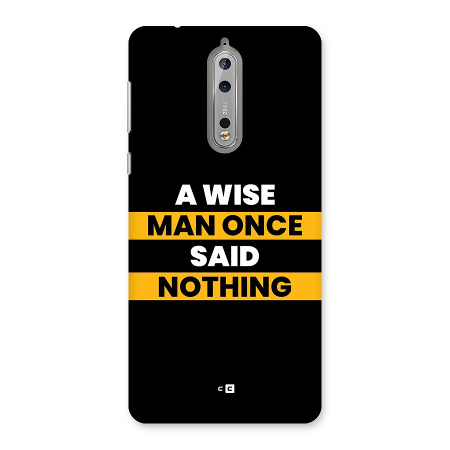 Wise Man Back Case for Nokia 8