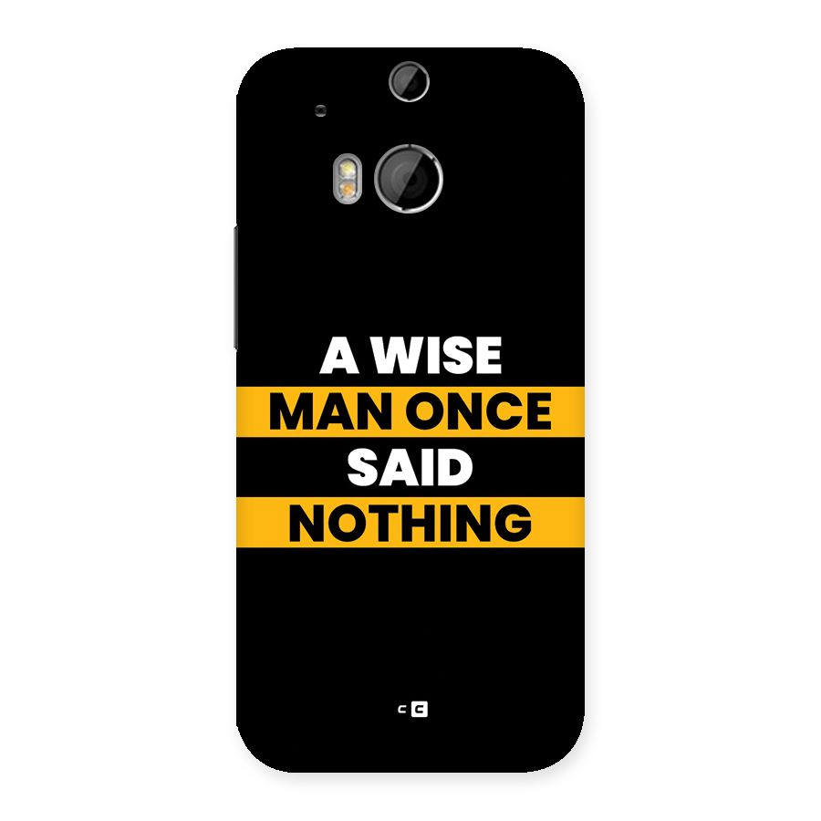 Wise Man Back Case for One M8