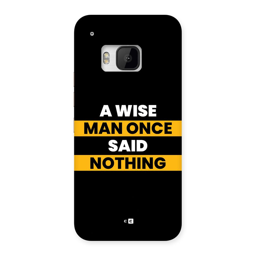 Wise Man Back Case for One M9