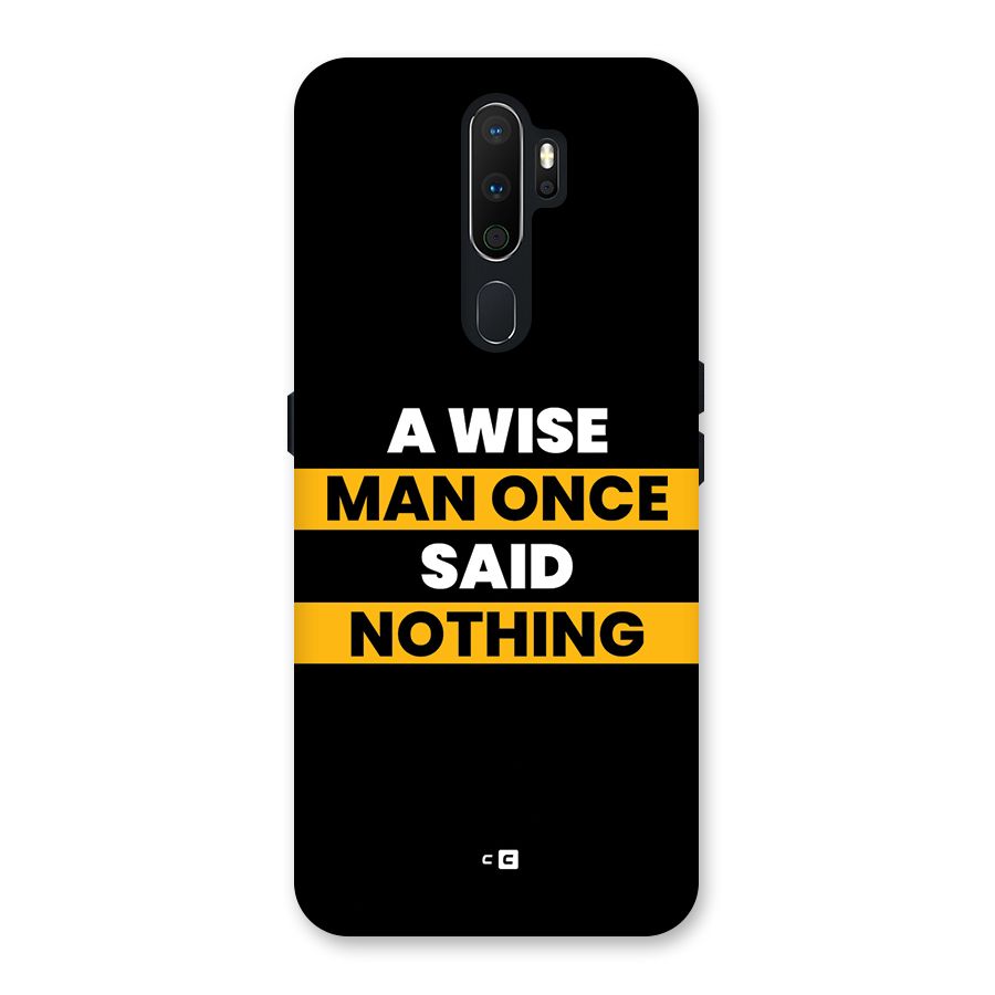Wise Man Back Case for Oppo A5 (2020)
