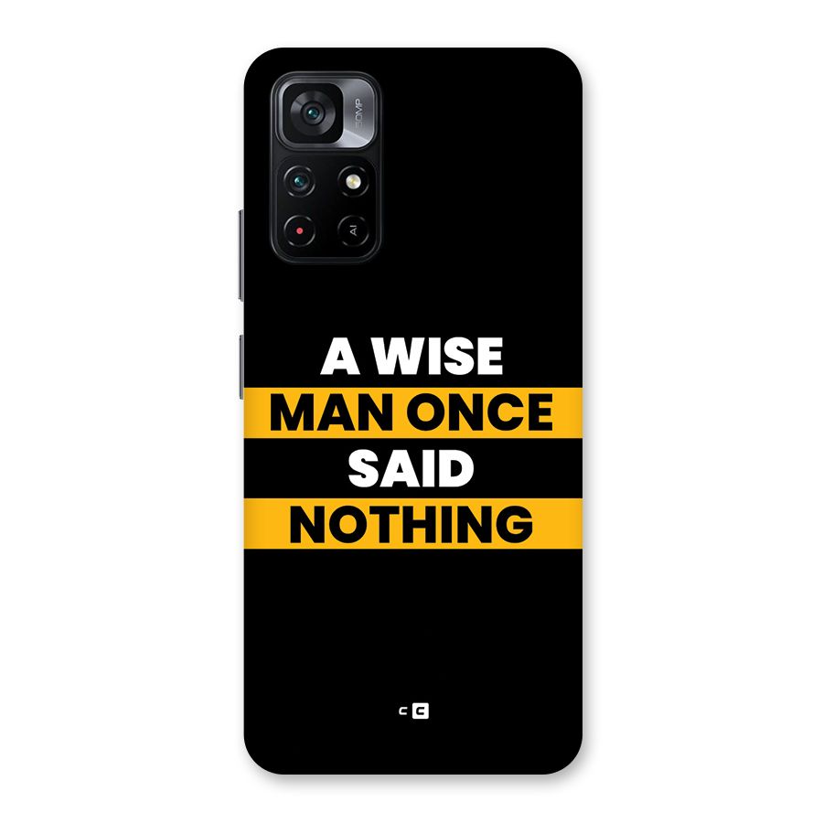 Wise Man Back Case for Poco M4 Pro 5G