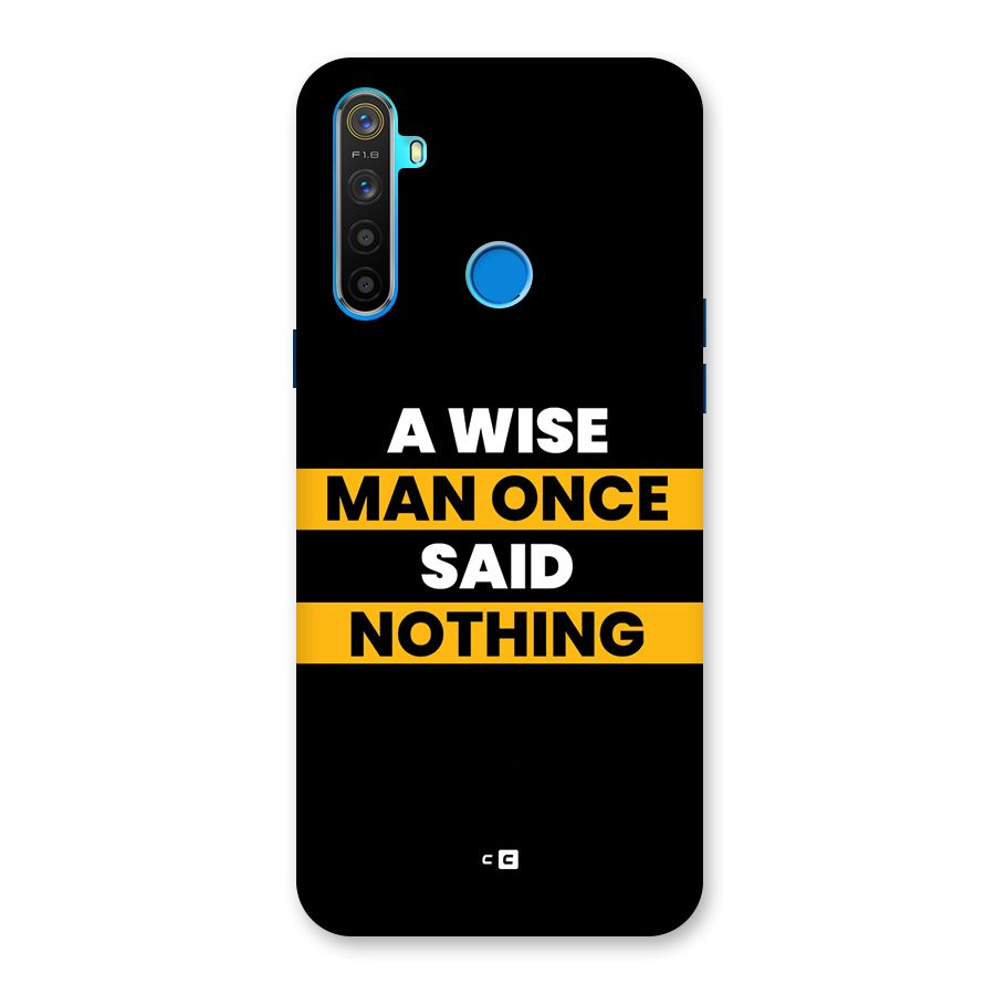 Wise Man Back Case for Realme 5s