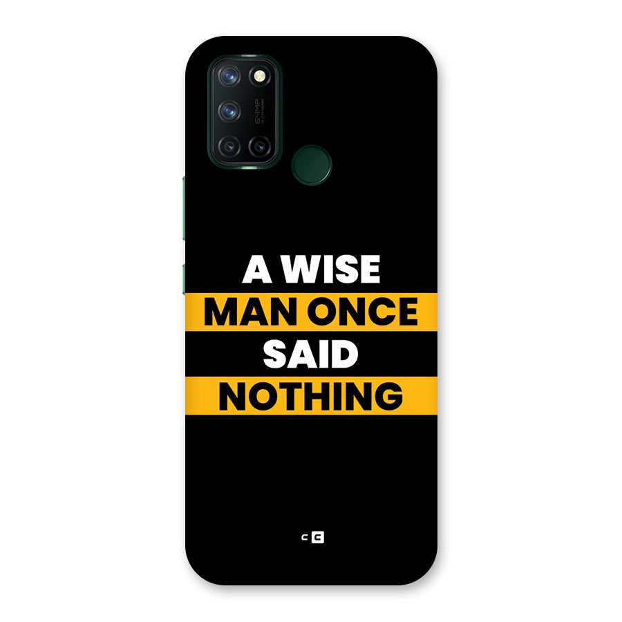 Wise Man Back Case for Realme 7i