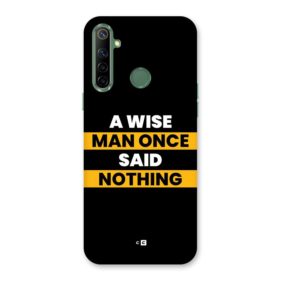 Wise Man Back Case for Realme Narzo 10