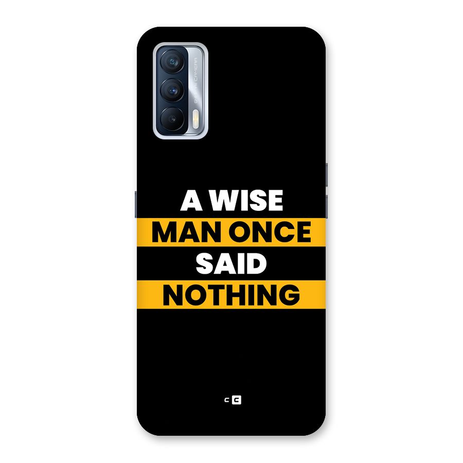 Wise Man Back Case for Realme X7