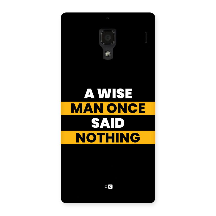 Wise Man Back Case for Redmi 1s