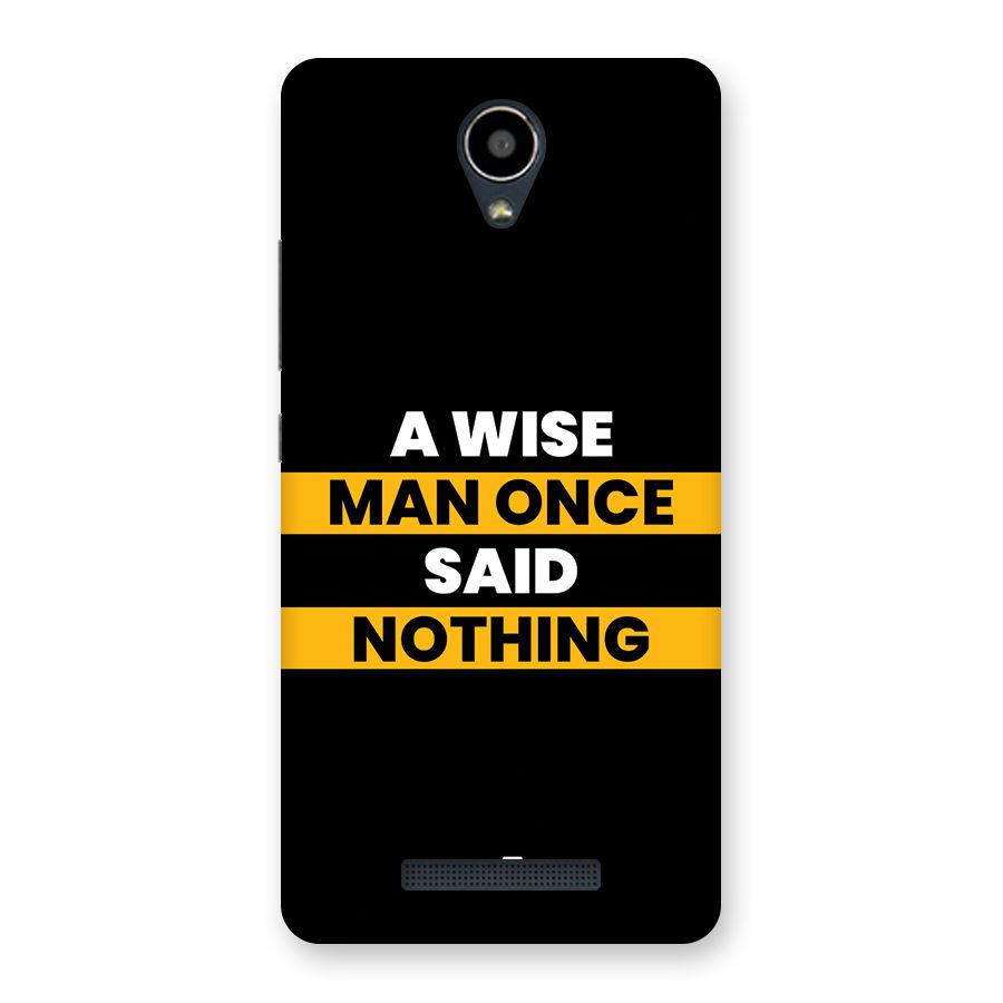 Wise Man Back Case for Redmi Note 2